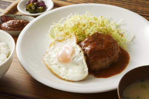 道の駅やすmana*manaハンバーグメニューイメージ