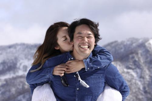 結婚式前撮　冬